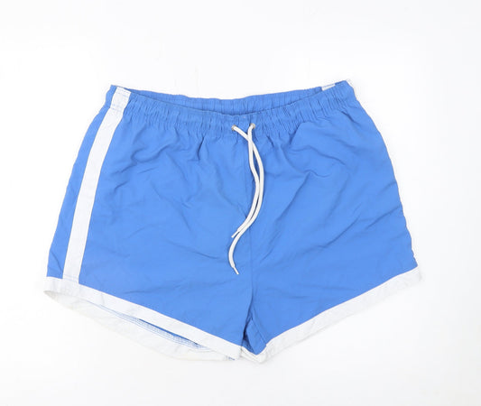 Additional front view of Avenue Men's Blue 2XL Swim Shorts Quick Dry Polyamide