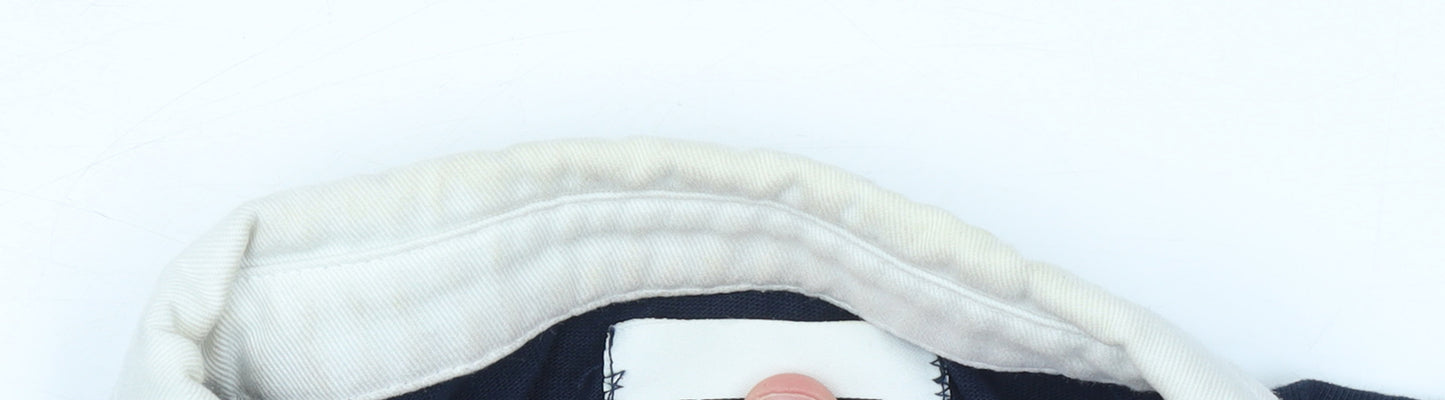 Left Field Men's Blue Long Sleeve Rugby Polo Shirt XL