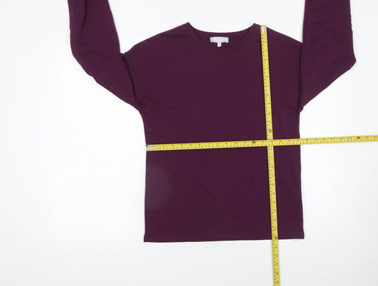 Womens UK Size 10 Red Herring Purple Pullover Sweatshirt