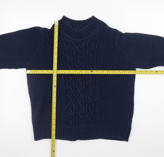 Womens UK Size 12 Marks and Spencer Blue Pullover Jumper