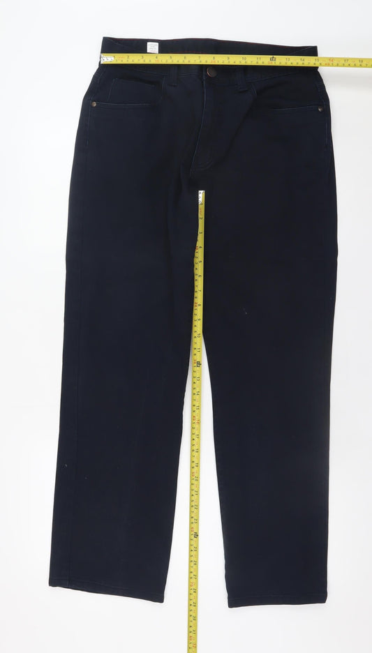 Mens UK Size 32 in St Bernard Regular Fit Chino Blue Trousers