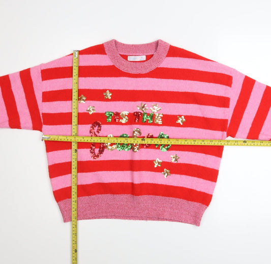 Womens UK Size S Primark Multicoloured Pullover Jumper