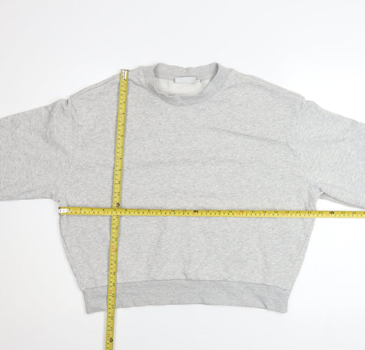Womens UK Size XS Weekday Grey Pullover Sweatshirt