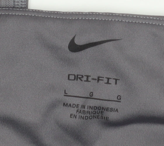 Womens UK Size L Nike Slim Fit Leggings Grey Leggings