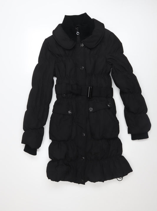 Womens UK Size 3XS Only Black Puffer Jacket
