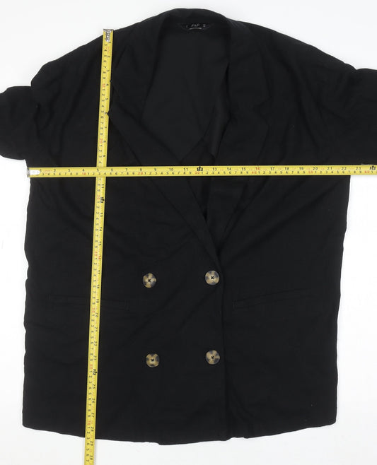 Womens UK Size 14 F&F Regular Black Blazer