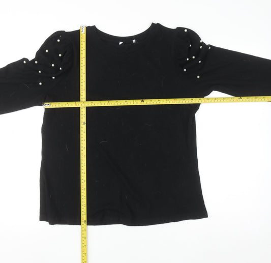 Womens UK Size 16 Savida Black Pullover Jumper