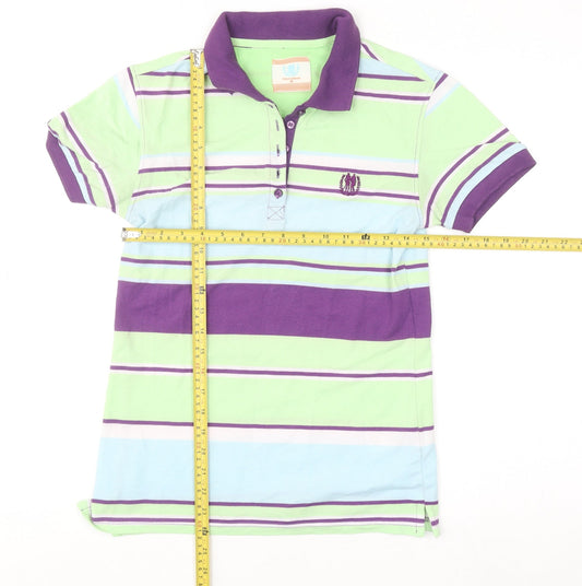 Girls UK Size L Polo Wear Multicoloured Basic Polo