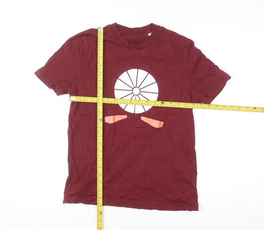 Mens UK Size XS Stanley/Stella Red T-Shirt