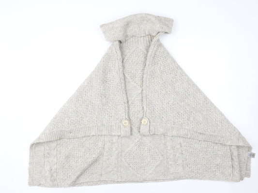 Womens UK Size 18 Savoir Beige Cape Jumper