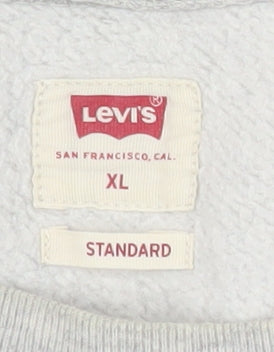 Mens UK Size XL Levi's Grey Pullover Sweatshirt