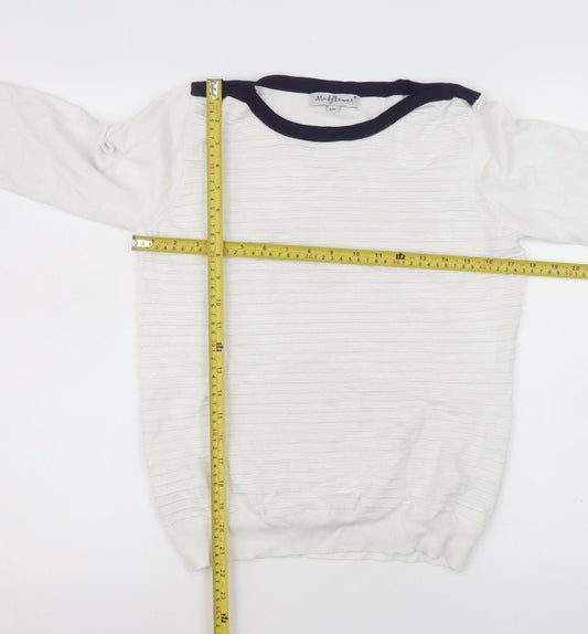 Womens UK Size S Mudflower Ivory Pullover Jumper