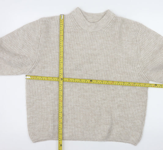 Womens UK Size 14 ASOS Beige Pullover Jumper