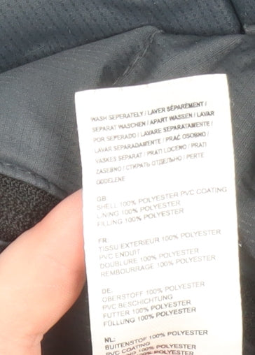 Trespass Boys Grey Waterproof Puffer Jacket 13 Years Hooded Winter Coat