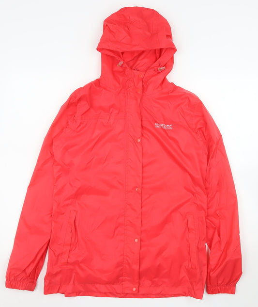 Womens UK Size 12 Regatta Red Rain Coat