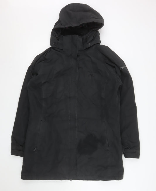 Womens UK Size 2XL Trespass Black Parka Coat
