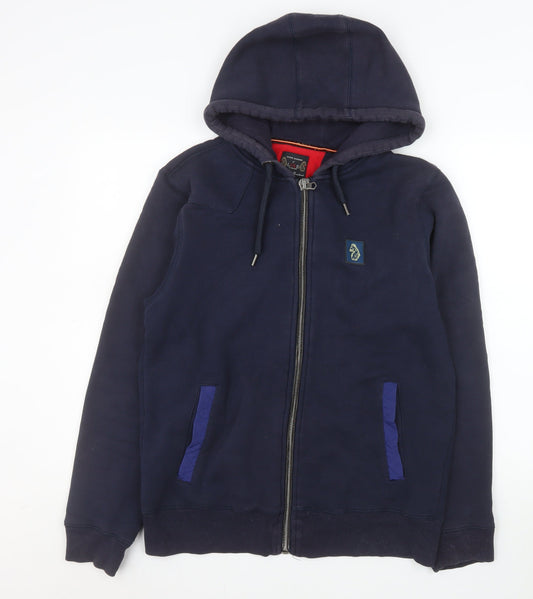 Mens UK Size M Luke Blue Basic Jacket