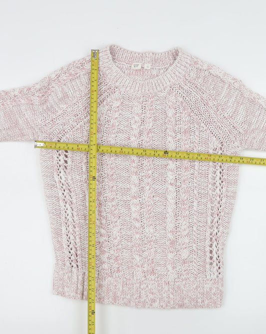 Womens UK Size S Gap Pink Pullover Jumper
