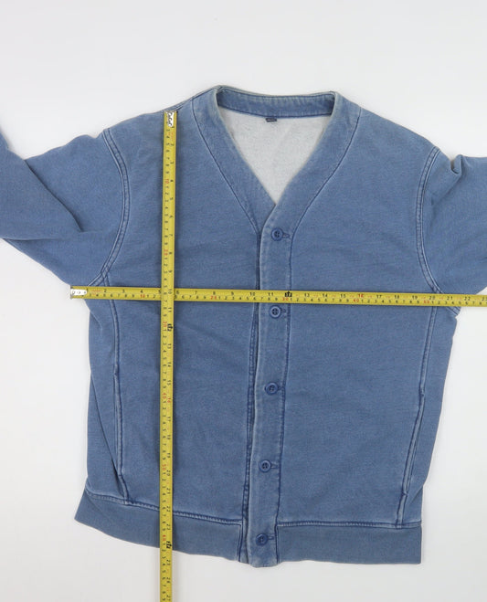 Mens UK Size S Uniqlo Blue Basic Jacket