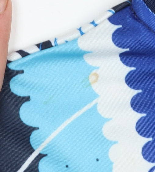 Additional view of Woxo by KappAhl boys’ blue full zip graphic sweatshirt, size 158/164