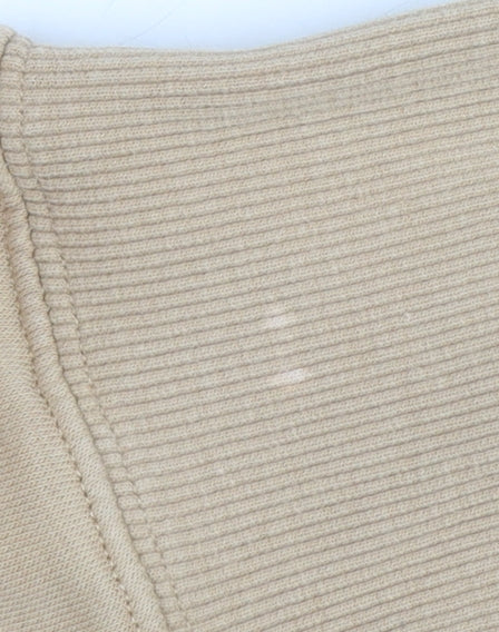 Womens UK Size S Nike Beige Pullover Hoodie