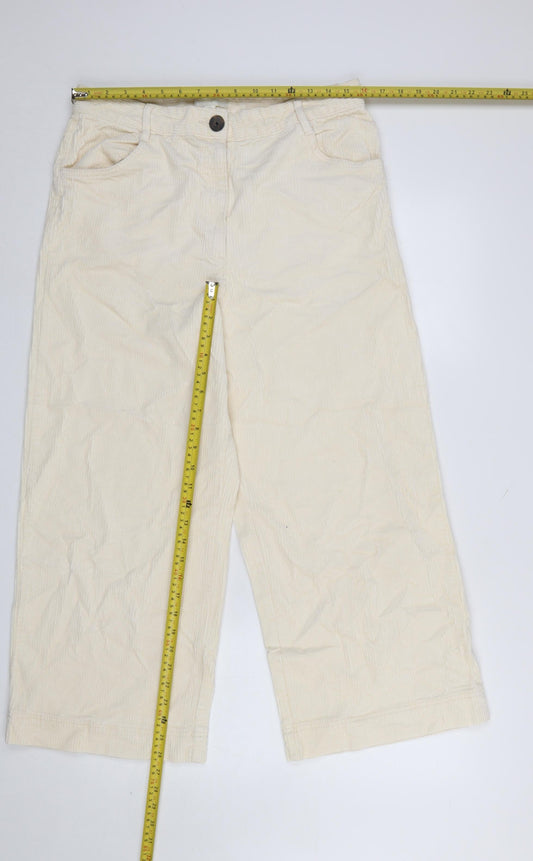 Womens UK Size 16 H&M Regular Fit Chino Beige Trousers