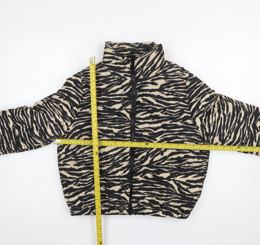 Womens UK Size XS H&M Black Puffer Jacket