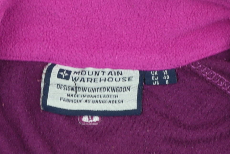 Womens UK Size 12 Mountain Warehouse Purple Pullover Sweatshirt