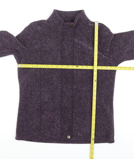 Womens UK Size 10 Marks and Spencer Purple Basic Jacket
