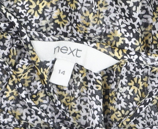 Womens UK Size 14 NEXT Multicoloured Off the Shoulder Blouse