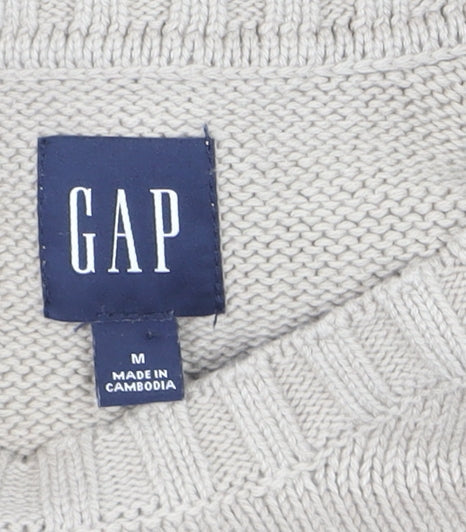 Mens UK Size M Gap Beige Pullover Jumper