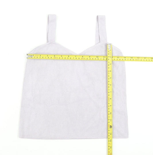 Womens UK Size 14 ASOS DESIGN Ivory Camisole Tank