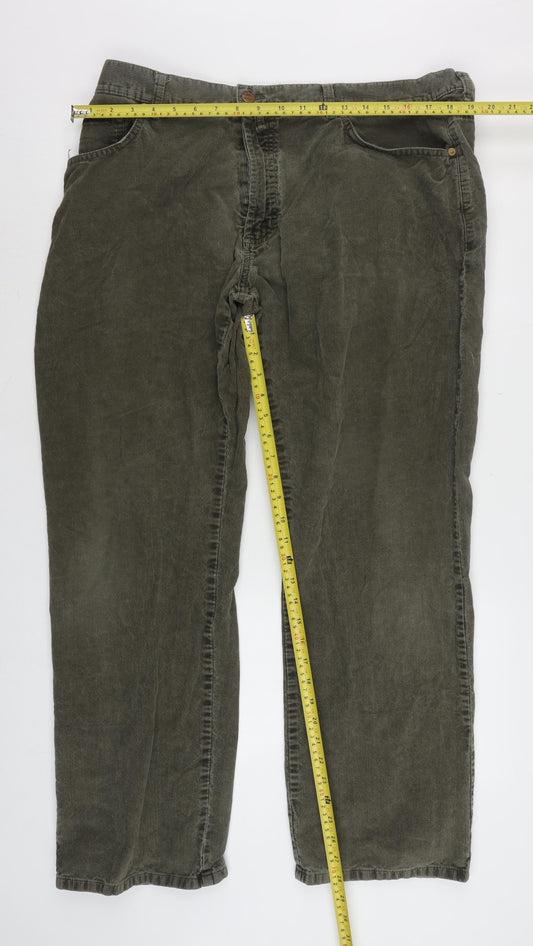 GANT Men’s Green Corduroy Chino Trousers W40 L32 Regular Fit