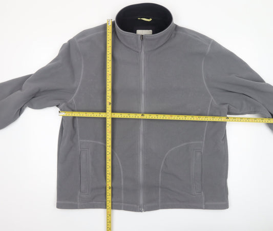Mens UK Size 2XL Haggar Grey Basic Jacket
