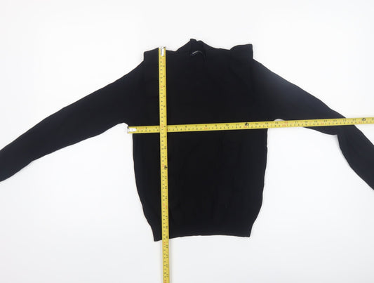 Womens UK Size 10 Zara Black Pullover Jumper