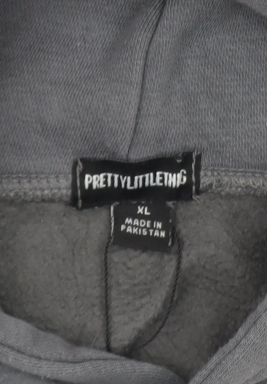 Mens UK Size XL PRETTYLITTLETHING Grey Pullover Hoodie