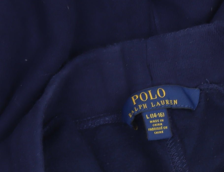 Boys UK Size 14-16 Years Ralph Lauren Regular Fit Jogger Blue Trousers