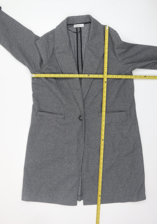 Womens UK Size L Gallery Grey Overcoat