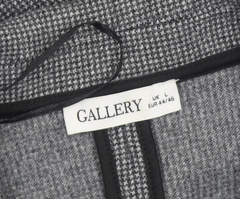 Womens UK Size L Gallery Grey Overcoat
