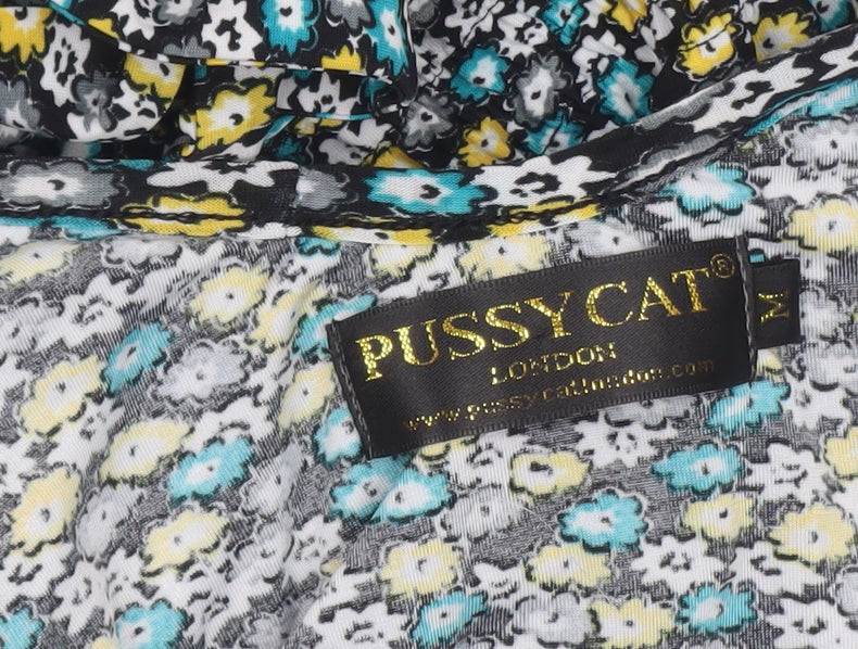 Pussycat London Women's Multicoloured Floral Slip Dress M