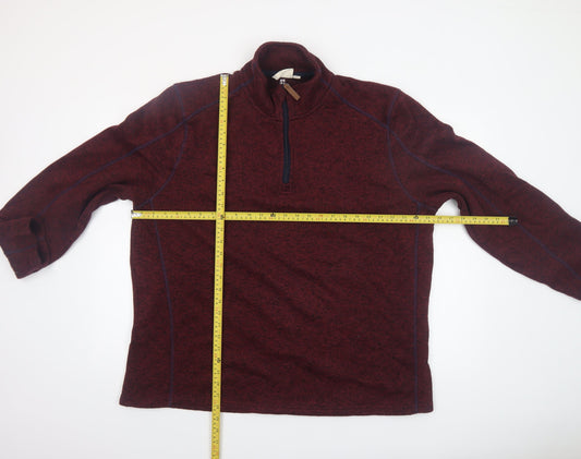 Mens UK Size L Mountain Warehouse Red Pullover Sweatshirt