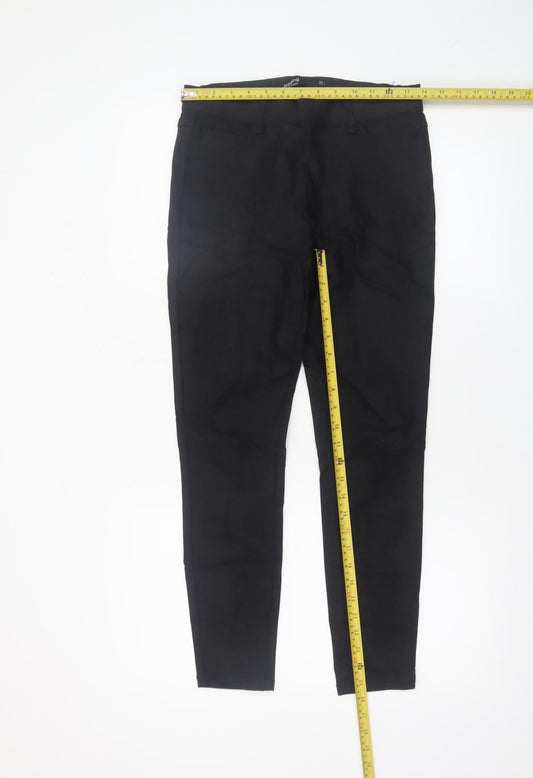 Womens UK Size 12 Dunnes Stores Slim Fit Jegging Black Trousers