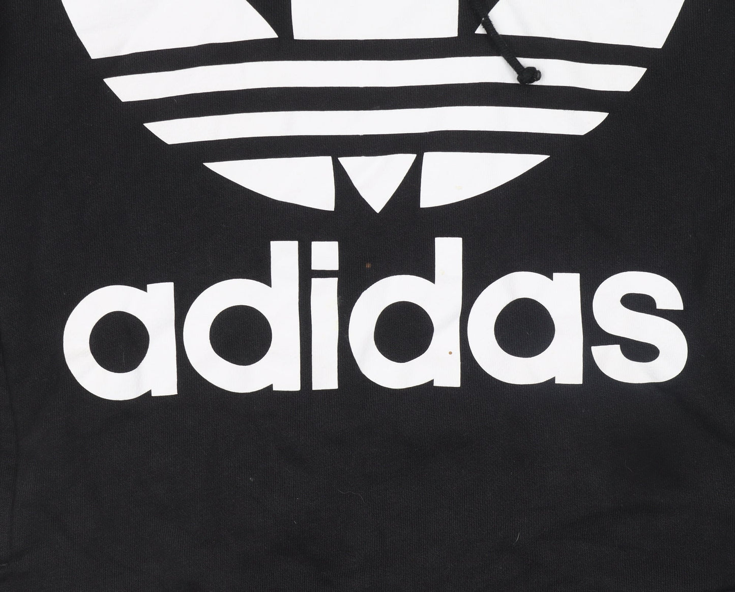 Womens UK Size 8 adidas Black Pullover Hoodie