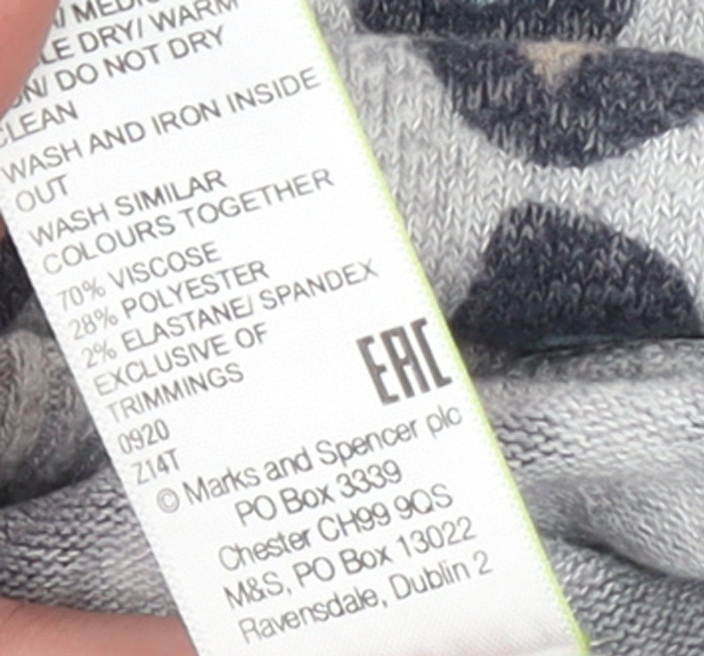 Girls UK Size 10-11 Years Marks and Spencer Grey Pullover Jumper