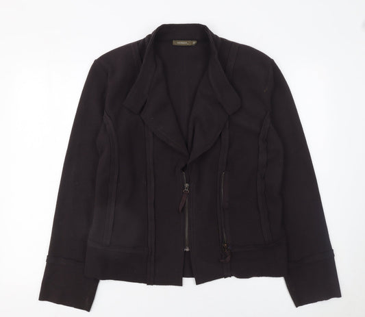 Womens UK Size XL Sandwich Black Basic Jacket