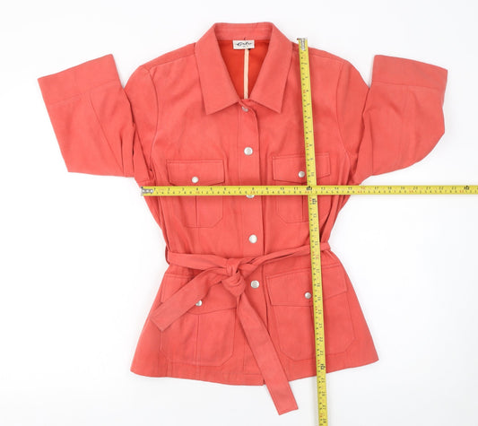 Womens UK Size 10 Erfo Orange Belted