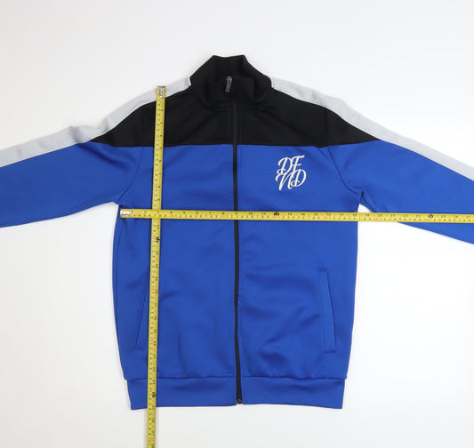 Mens UK Size S DFND Blue Gym & Training Running & Jogging Football Casual Jacket
