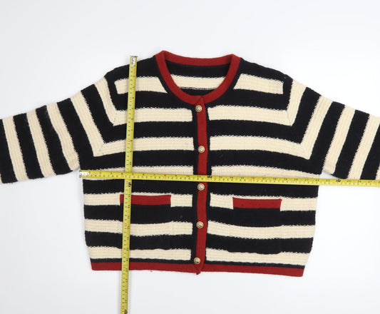 Womens UK Size L Cider Multicoloured Cardigan Jumper