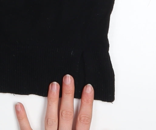Womens UK Size 8 Mint Velvet Black Pullover Jumper