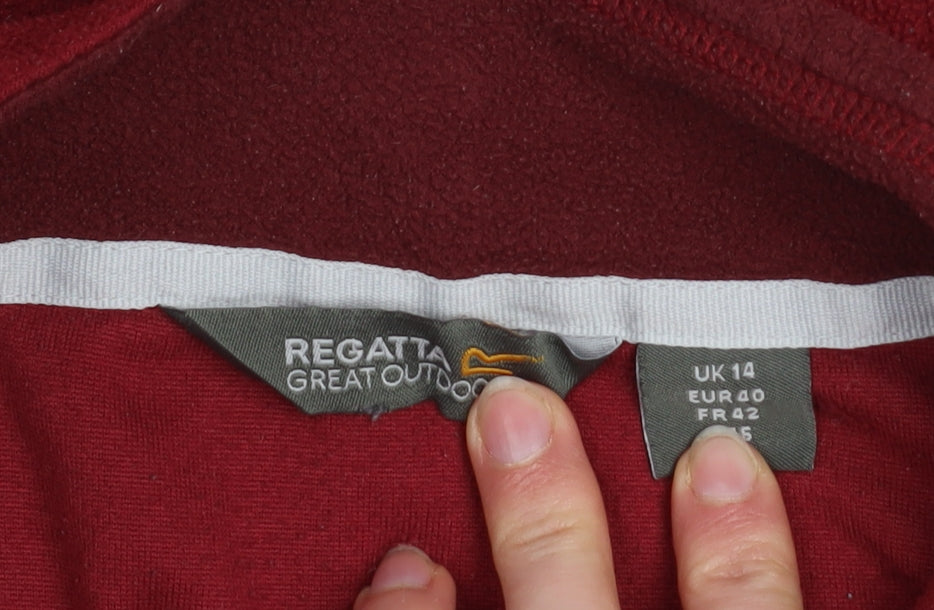 Womens UK Size 14 Regatta Red Pullover Sweatshirt